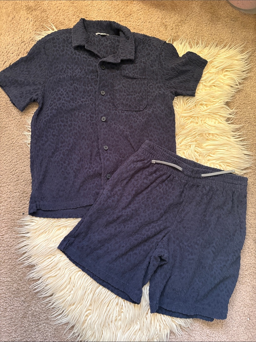 Crewcuts boys terry cloth set